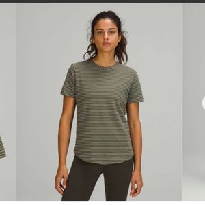 Lululemon Love Crew Short Sleeve T-Shirt Olive Size 10 NWT